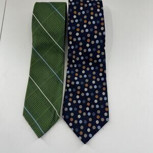 Paul Frederick - Men’s 100% Silk Neck Tie Lot of 2